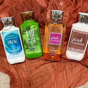 Bath & Body Works Body Wash Collection - White, Green, Orange, Pink